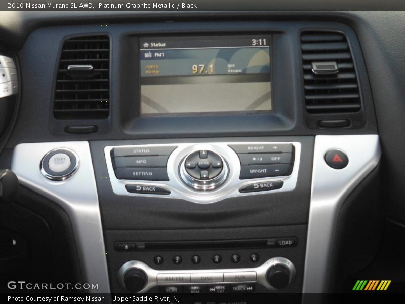 Platinum Graphite Metallic / Black 2010 Nissan Murano SL AWD