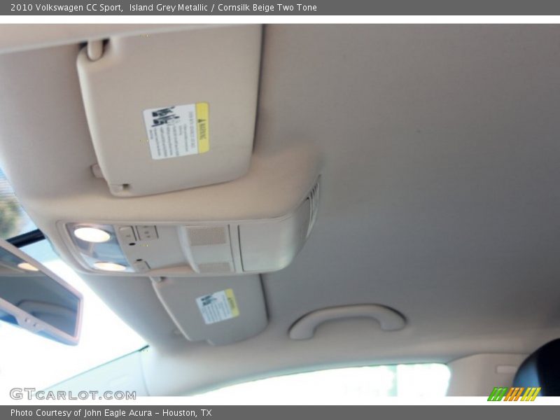 Island Grey Metallic / Cornsilk Beige Two Tone 2010 Volkswagen CC Sport