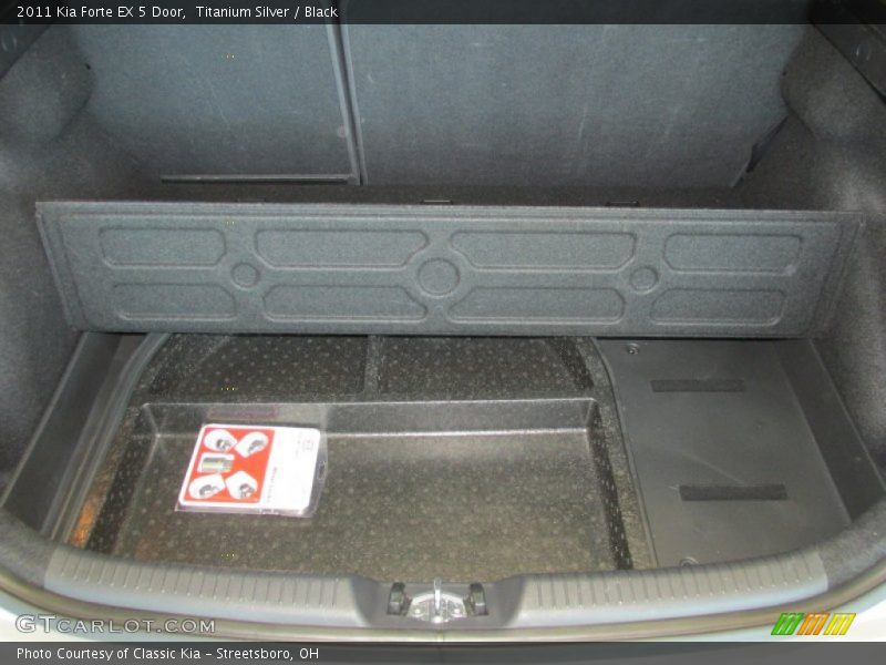 Titanium Silver / Black 2011 Kia Forte EX 5 Door