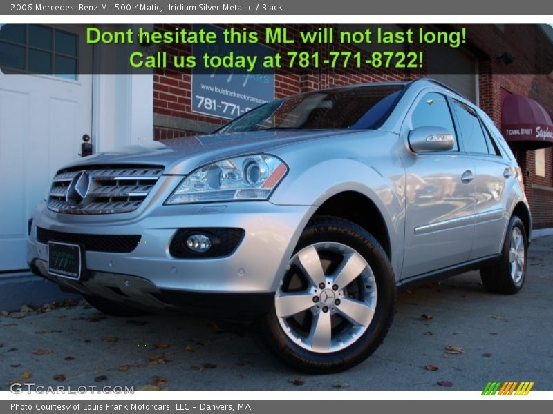 Iridium Silver Metallic / Black 2006 Mercedes-Benz ML 500 4Matic