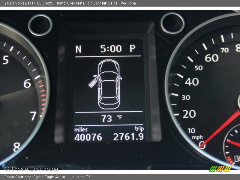 Island Grey Metallic / Cornsilk Beige Two Tone 2010 Volkswagen CC Sport
