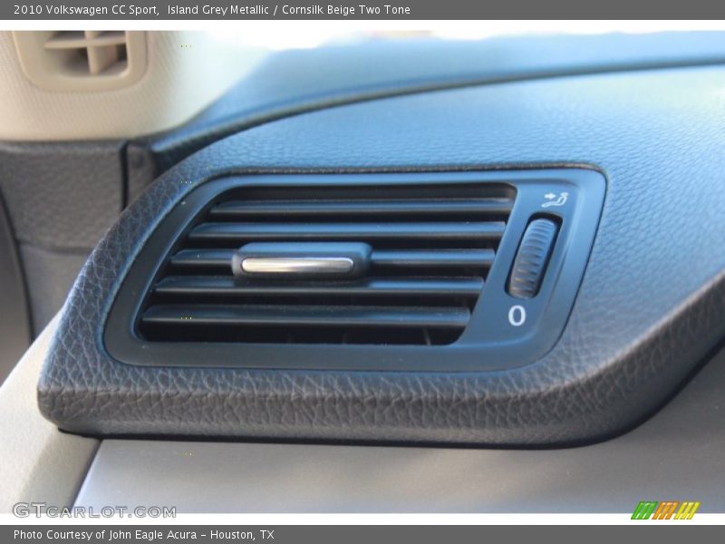 Island Grey Metallic / Cornsilk Beige Two Tone 2010 Volkswagen CC Sport