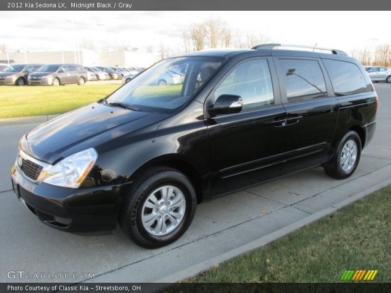 Midnight Black / Gray 2012 Kia Sedona LX