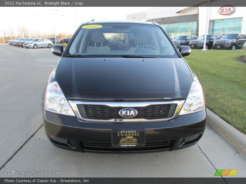 Midnight Black / Gray 2012 Kia Sedona LX
