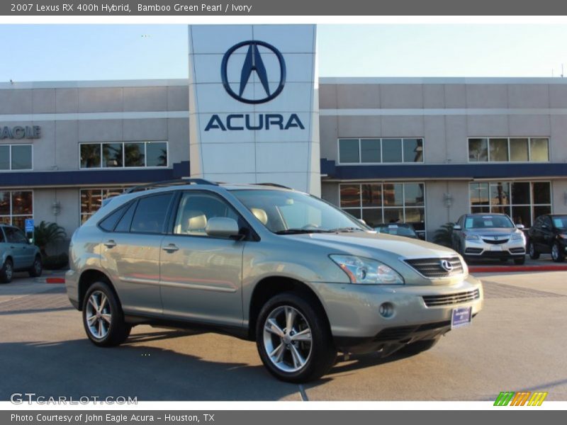 Bamboo Green Pearl / Ivory 2007 Lexus RX 400h Hybrid