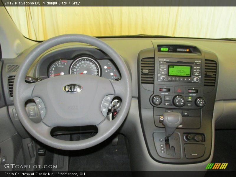Midnight Black / Gray 2012 Kia Sedona LX