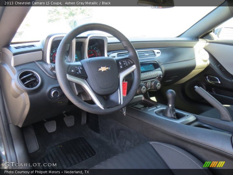 Ashen Gray Metallic / Black 2013 Chevrolet Camaro LS Coupe