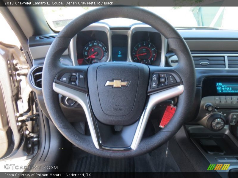 Ashen Gray Metallic / Black 2013 Chevrolet Camaro LS Coupe