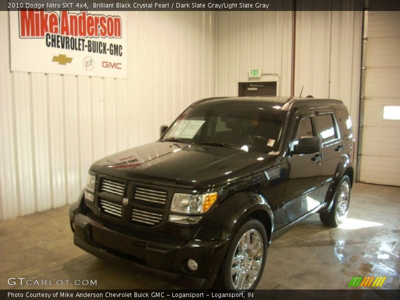 Brilliant Black Crystal Pearl / Dark Slate Gray/Light Slate Gray 2010 Dodge Nitro SXT 4x4