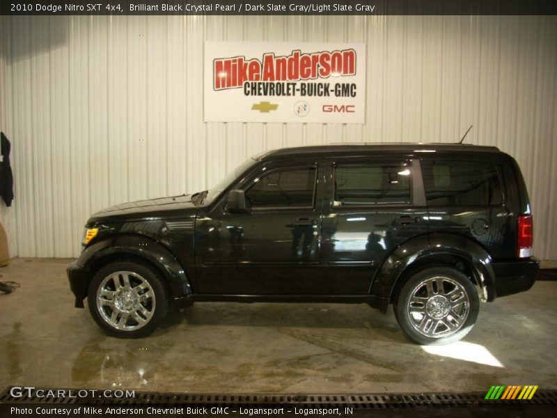 Brilliant Black Crystal Pearl / Dark Slate Gray/Light Slate Gray 2010 Dodge Nitro SXT 4x4