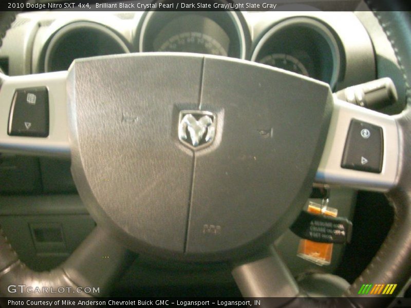 Brilliant Black Crystal Pearl / Dark Slate Gray/Light Slate Gray 2010 Dodge Nitro SXT 4x4