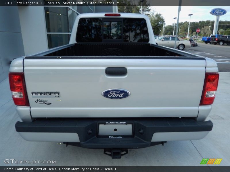 Silver Metallic / Medium Dark Flint 2010 Ford Ranger XLT SuperCab