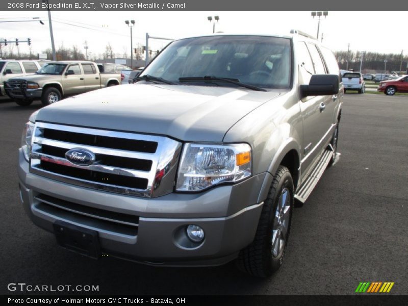 Vapor Silver Metallic / Camel 2008 Ford Expedition EL XLT