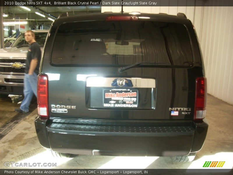 Brilliant Black Crystal Pearl / Dark Slate Gray/Light Slate Gray 2010 Dodge Nitro SXT 4x4