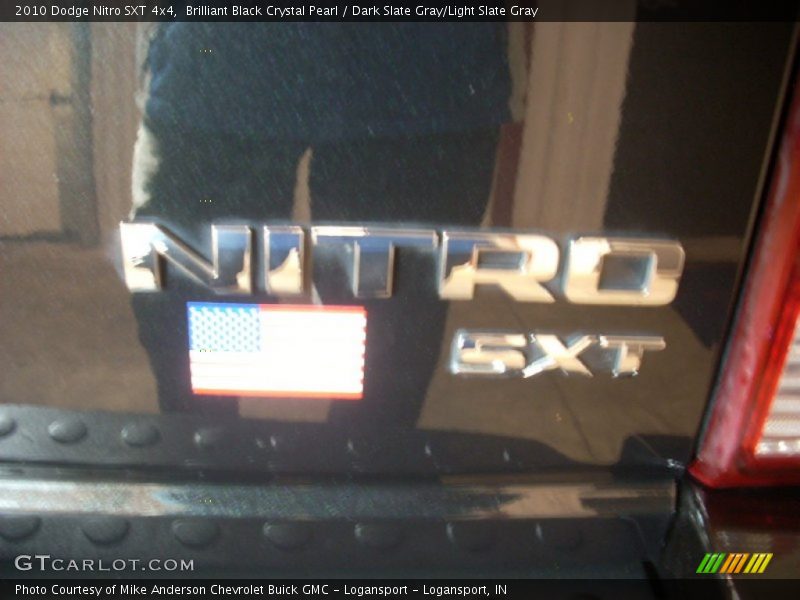 Brilliant Black Crystal Pearl / Dark Slate Gray/Light Slate Gray 2010 Dodge Nitro SXT 4x4
