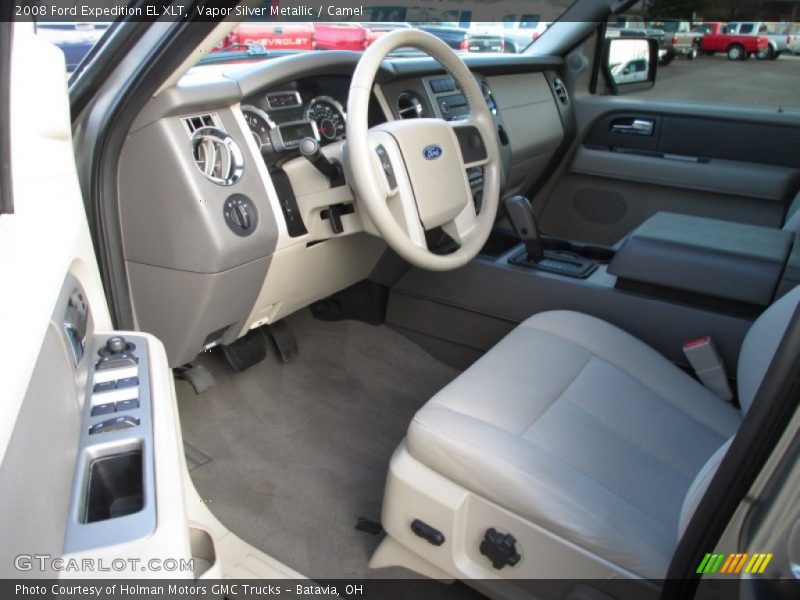 Vapor Silver Metallic / Camel 2008 Ford Expedition EL XLT