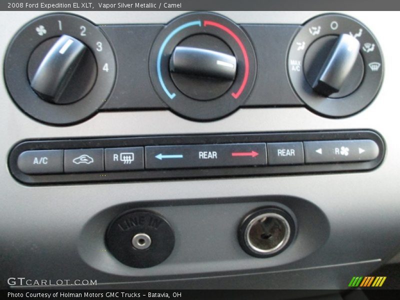 Vapor Silver Metallic / Camel 2008 Ford Expedition EL XLT