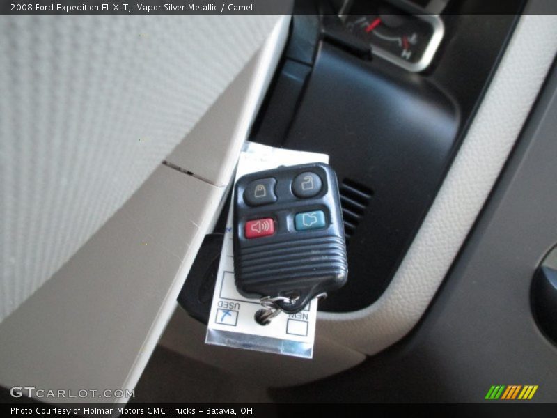 Vapor Silver Metallic / Camel 2008 Ford Expedition EL XLT