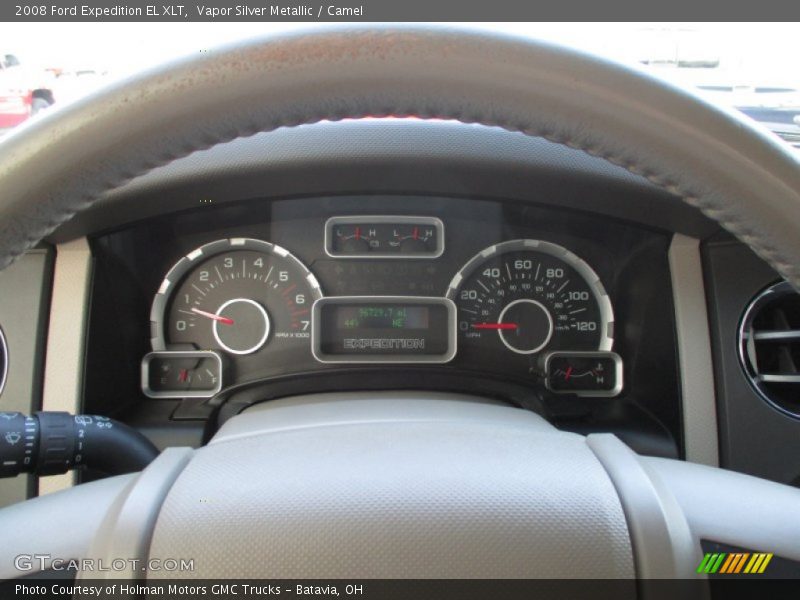 Vapor Silver Metallic / Camel 2008 Ford Expedition EL XLT