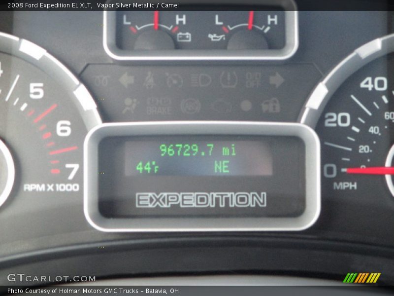Vapor Silver Metallic / Camel 2008 Ford Expedition EL XLT
