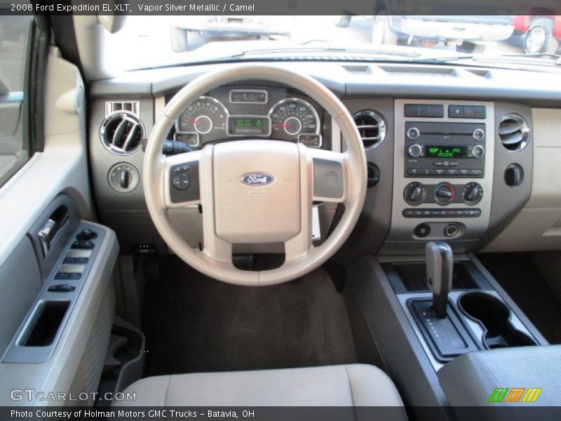 Vapor Silver Metallic / Camel 2008 Ford Expedition EL XLT