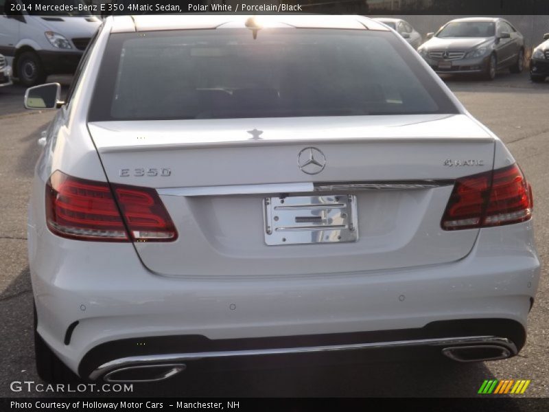 Polar White / Porcelain/Black 2014 Mercedes-Benz E 350 4Matic Sedan