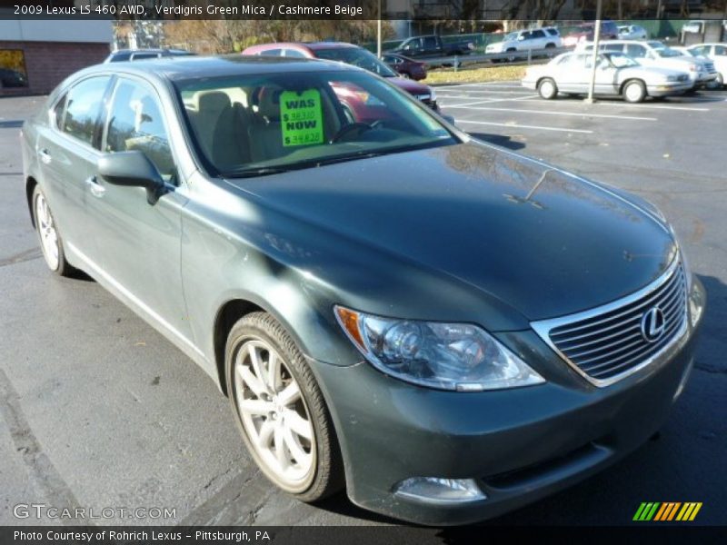 Verdigris Green Mica / Cashmere Beige 2009 Lexus LS 460 AWD