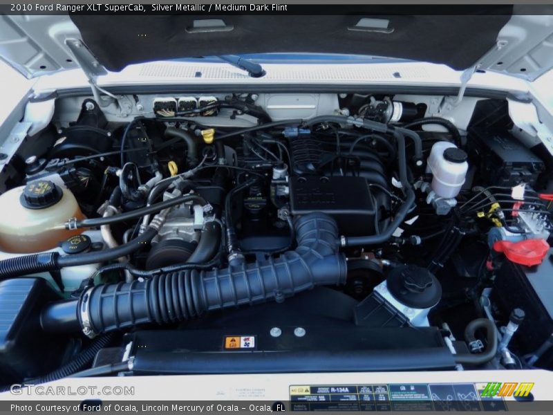 Silver Metallic / Medium Dark Flint 2010 Ford Ranger XLT SuperCab