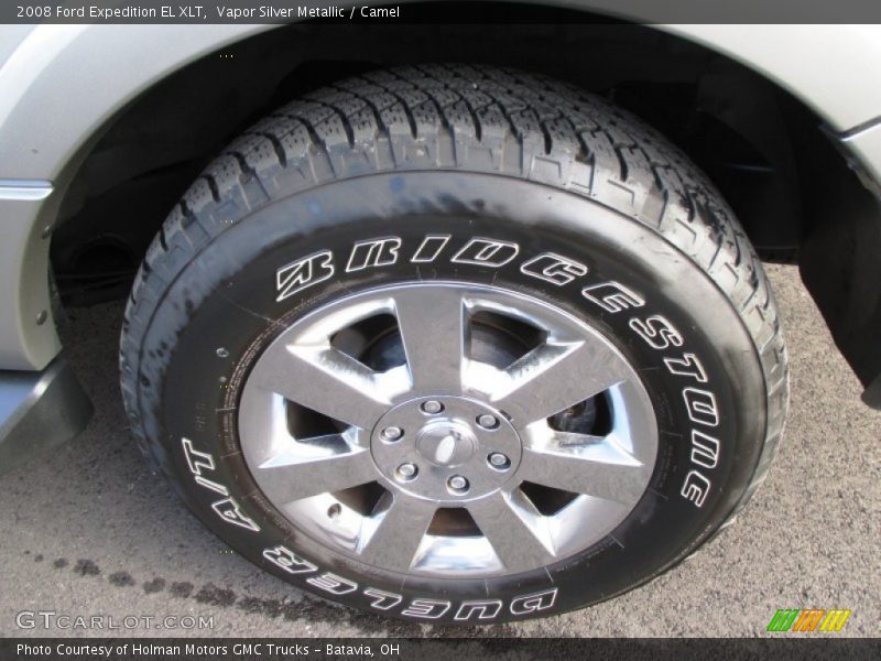 Vapor Silver Metallic / Camel 2008 Ford Expedition EL XLT