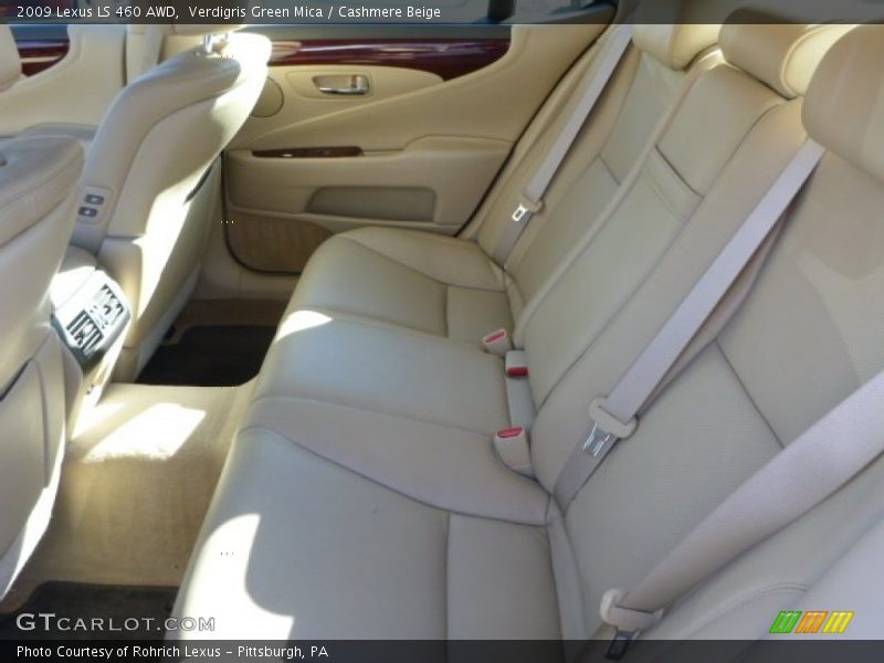 Verdigris Green Mica / Cashmere Beige 2009 Lexus LS 460 AWD