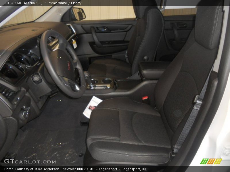 Summit White / Ebony 2014 GMC Acadia SLE