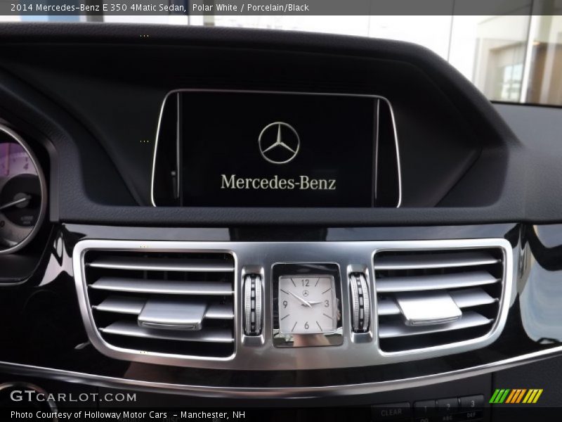 Polar White / Porcelain/Black 2014 Mercedes-Benz E 350 4Matic Sedan