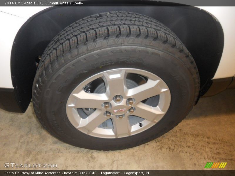 Summit White / Ebony 2014 GMC Acadia SLE