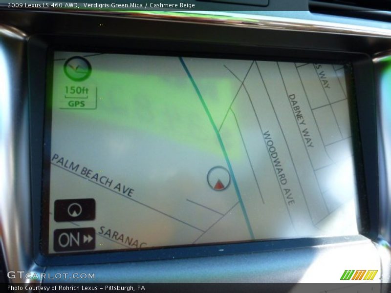 Verdigris Green Mica / Cashmere Beige 2009 Lexus LS 460 AWD