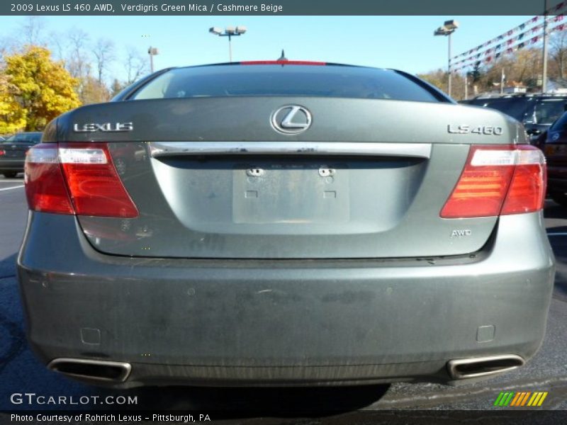 Verdigris Green Mica / Cashmere Beige 2009 Lexus LS 460 AWD