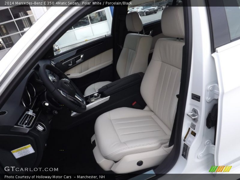 Polar White / Porcelain/Black 2014 Mercedes-Benz E 350 4Matic Sedan