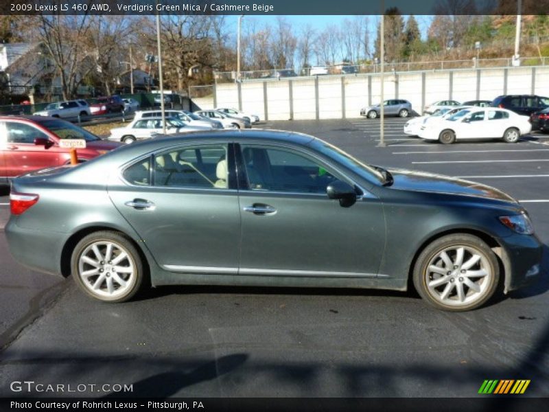 Verdigris Green Mica / Cashmere Beige 2009 Lexus LS 460 AWD