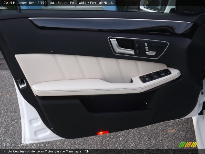 Polar White / Porcelain/Black 2014 Mercedes-Benz E 350 4Matic Sedan