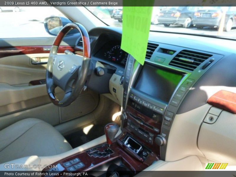 Verdigris Green Mica / Cashmere Beige 2009 Lexus LS 460 AWD