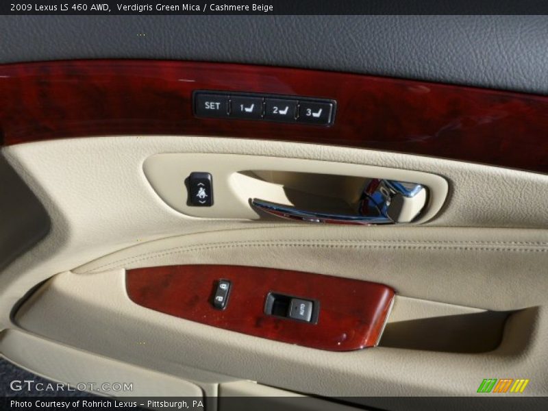 Verdigris Green Mica / Cashmere Beige 2009 Lexus LS 460 AWD