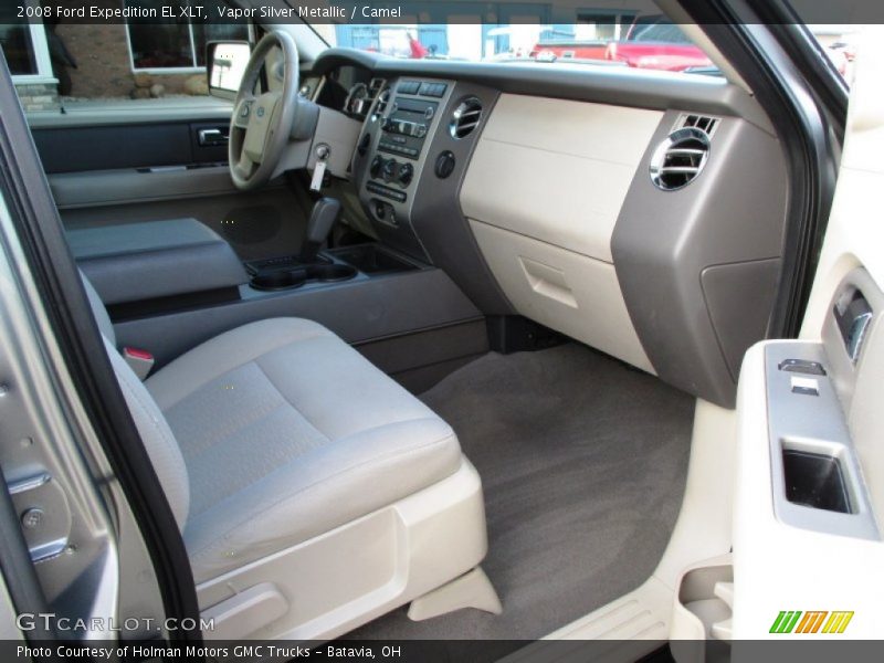 Vapor Silver Metallic / Camel 2008 Ford Expedition EL XLT