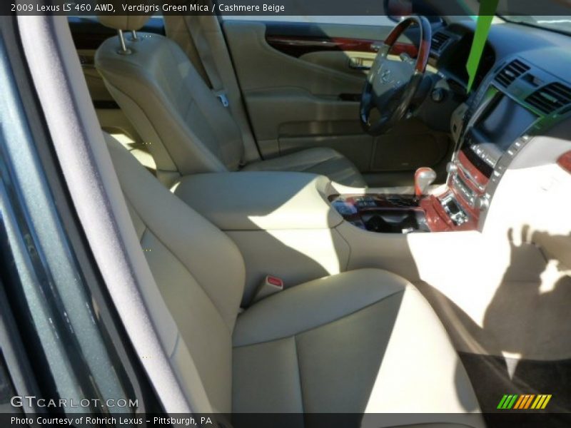 Verdigris Green Mica / Cashmere Beige 2009 Lexus LS 460 AWD
