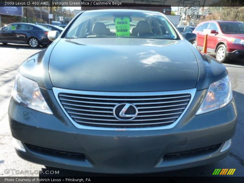 Verdigris Green Mica / Cashmere Beige 2009 Lexus LS 460 AWD
