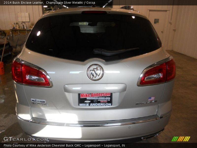 Champagne Silver Metallic / Cocoa 2014 Buick Enclave Leather