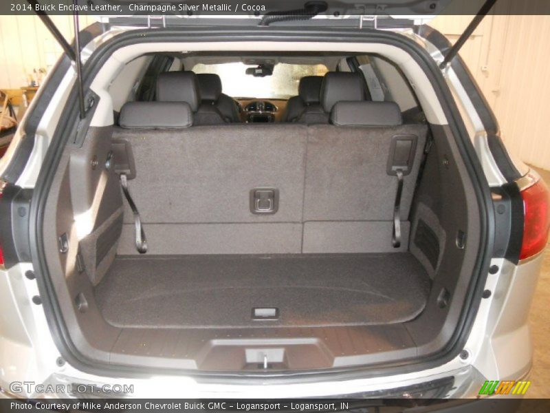 Champagne Silver Metallic / Cocoa 2014 Buick Enclave Leather