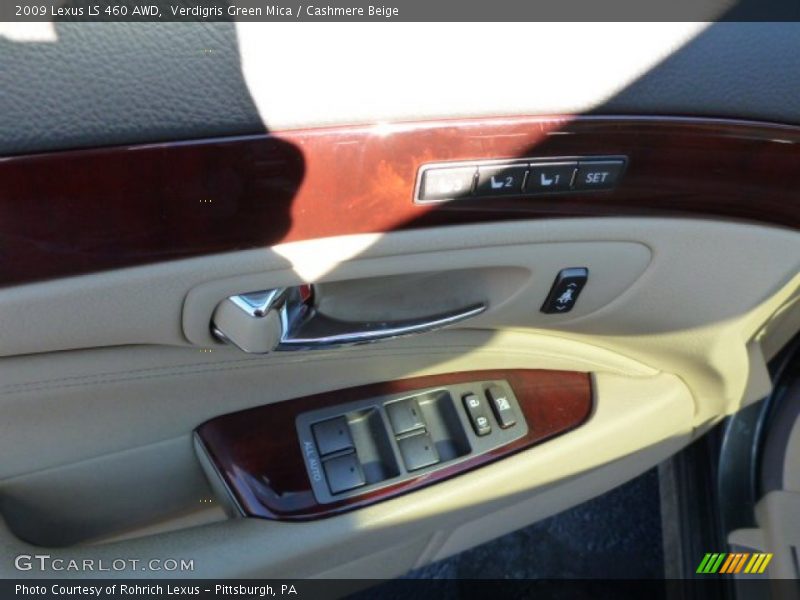 Verdigris Green Mica / Cashmere Beige 2009 Lexus LS 460 AWD