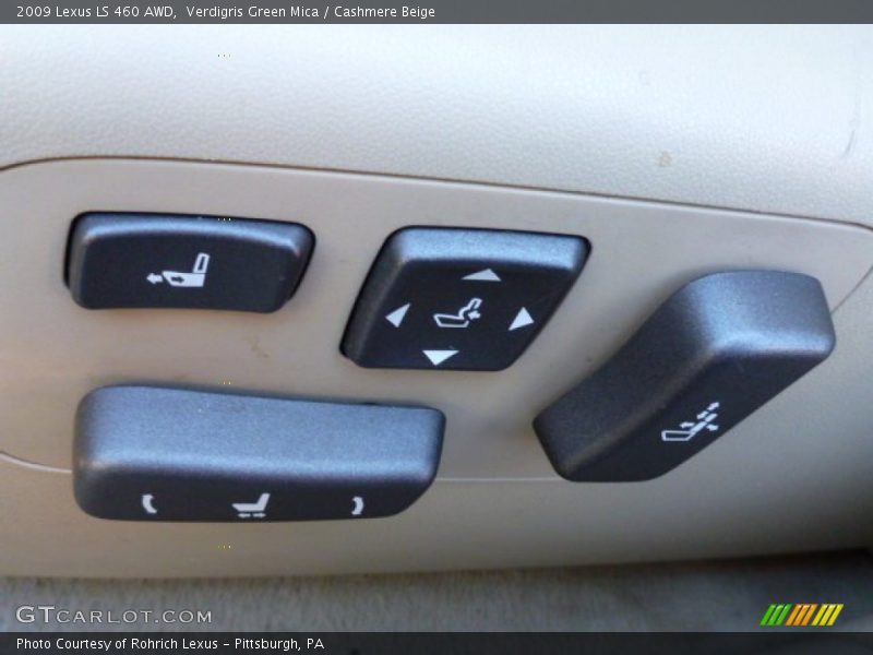 Verdigris Green Mica / Cashmere Beige 2009 Lexus LS 460 AWD