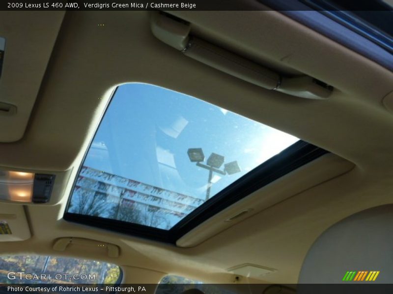 Verdigris Green Mica / Cashmere Beige 2009 Lexus LS 460 AWD