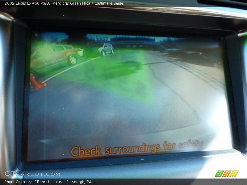 Verdigris Green Mica / Cashmere Beige 2009 Lexus LS 460 AWD