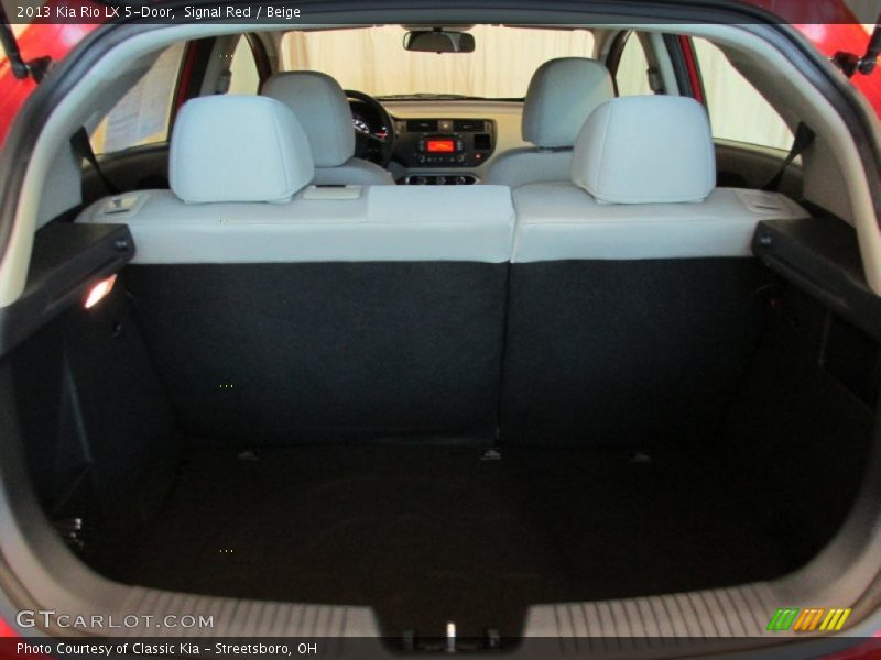 Signal Red / Beige 2013 Kia Rio LX 5-Door